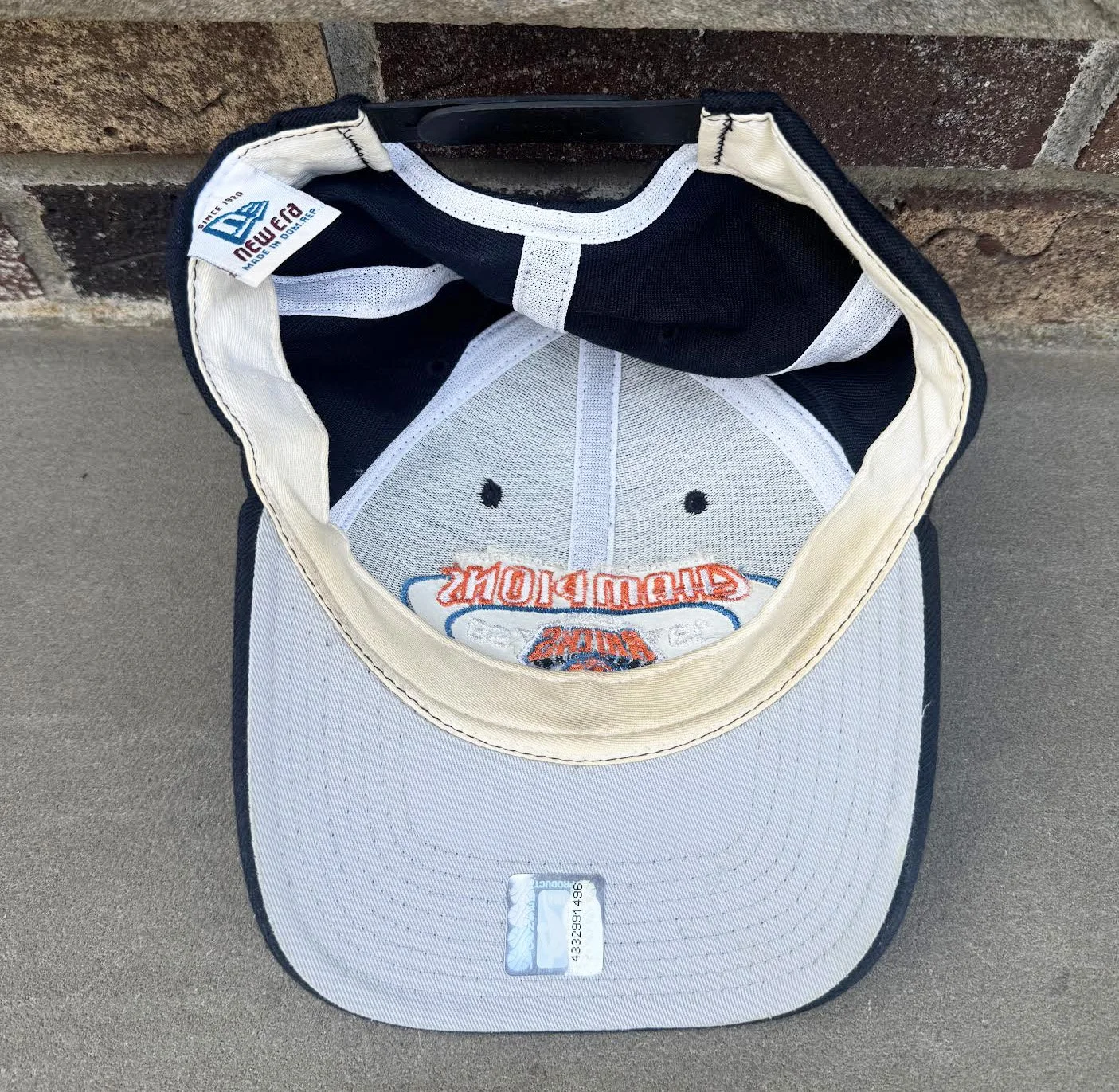 NICHOLAS JAMES CROUP ヴィンテージ　キャップ　90s　DB Vintage New Era NBA Eastern Conference 1999 Champions Knicks Hat